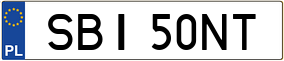 Truck License Plate